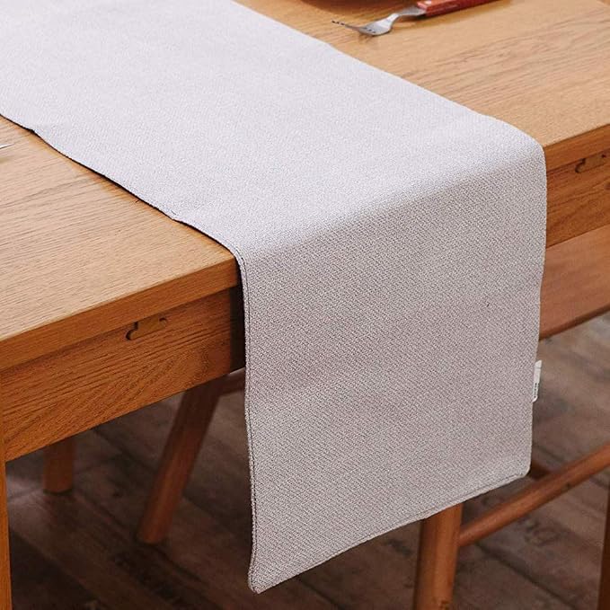Soft Caddice Faux Linen 2 Piece Fabric in 1 Table Runner, eco-Friendly Fabric - Image 4