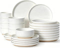 Plates and Bowls Sets, Scratch Resistant Dinnerware Sets by UmiteChef