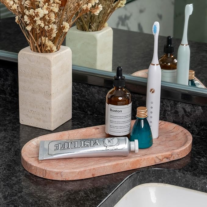 Norway Natural Marble Tray, Catchall Tray - Image 9