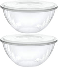 Disposable 48 Ounce Round Crystal Clear Plastic Bowls by PLASTICPRO