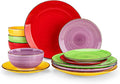 vancasso Bonita Dinnerware Set Multicolor Stoneware 12 Pieces Service by vancasso