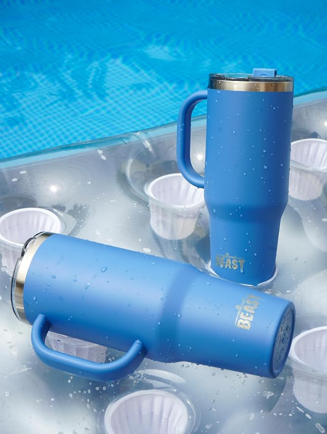 Beast 50 oz Tumbler with Handle Stainless Steel Vacuum Insulated Coffee Ice Cup - Image 3