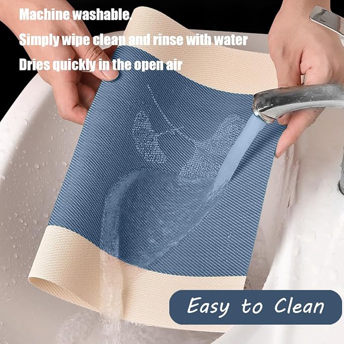 PIGCHCY Elegant Placemats with Matching Table Runner, Washable Durable Plastic - Image 4