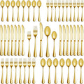 20 Pcs Gold Silverware Set Service by MUTNITT