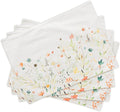 Maison d' Hermine Placemats Set of 4 Reusable 100% Cotton | Cloth Place Mats by MaisondHermine