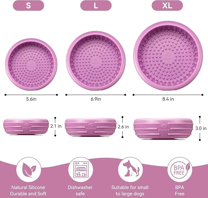 Dog Lick Bowl, Animire Freeze Lick Mat - Image 5