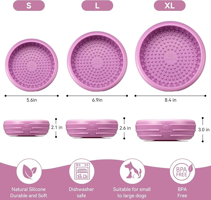 Dog Lick Bowl, Animire Freeze Lick Mat - Image 6