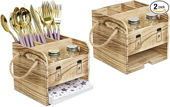 Ikee Design Wooden Utensil Caddy by IkeeDesign