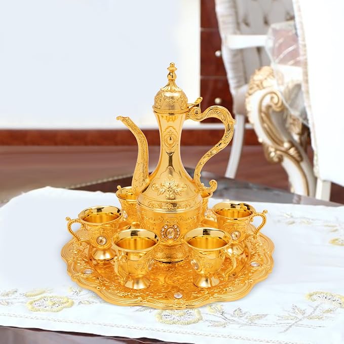 Turkish Tea Set, Vintage Coffee Pot - Image 4