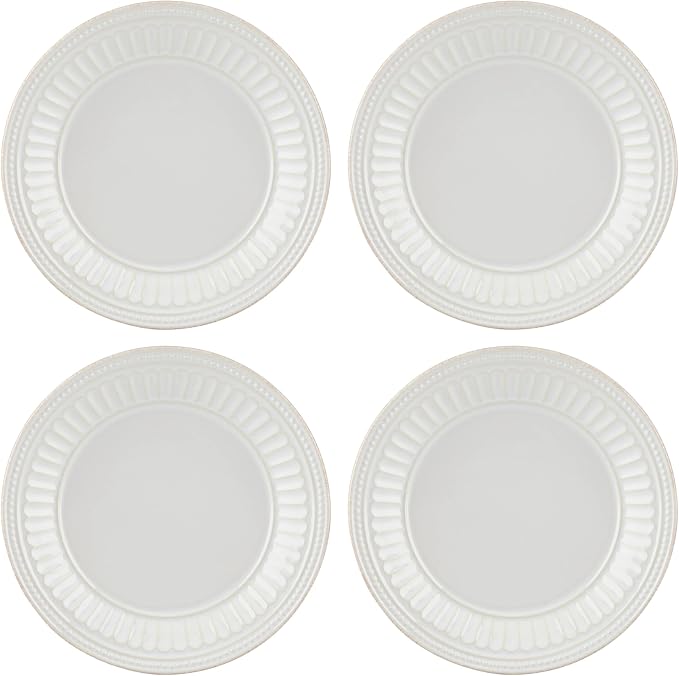 LENOX 895720 French Perle Groove Dessert Plates by Lenox