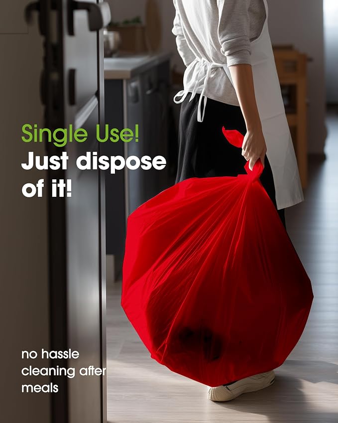 Pureegg Plastic Table Cloth Disposable 12 Pack, Valentines Day, Thanksgiving - Image 5