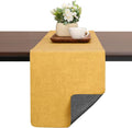 Table Runners 94 Inch Long, Dual-Sided Faux Leather Table Runner | Waterproof by Chitomars
