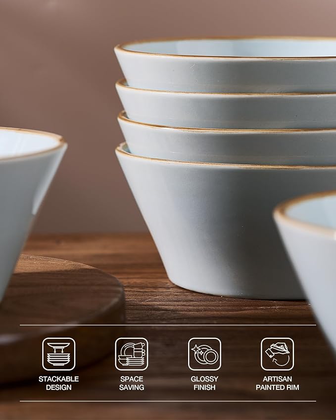 Famiware Saturn Dinnerware Sets, Ceramic Dishes - Image 5