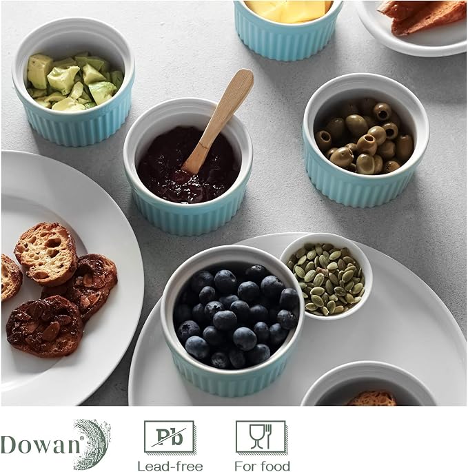 DOWAN 10 oz Porcelain Ramekins - Image 5