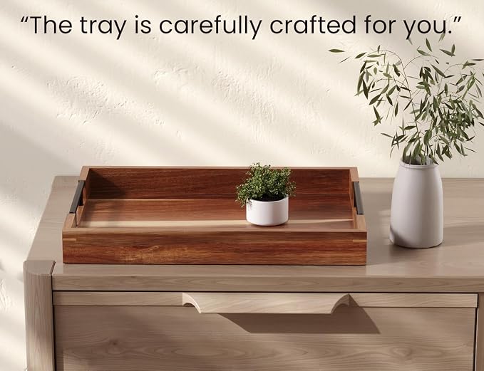 Fibogollo Acacia Wood Serving Tray - Image 5