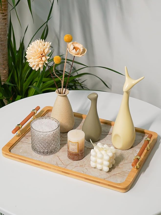 JUPELI 16" x 12" Bamboo Serving Tray - Image 4