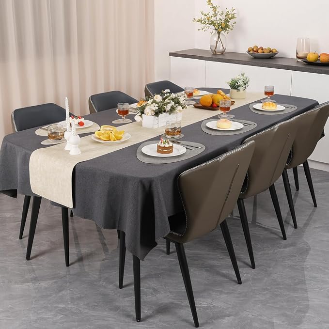 Faux Leather Placemats Set of 4, Dual Sided - Image 3