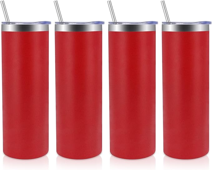 Volhoply 4 Pack Skinny Tumblers by LiveFully%EF%BC%8CDrinkFreely%E2%80%94KeepGoingwithVolhoply%EF%BC%81