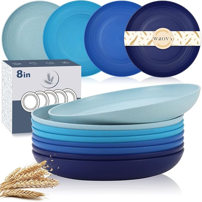 Wheat Straw Plates by WROVA