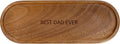 Best Dad Ever Wooden Tray, Wood Serving Tray Decorative Tray by TJPOP