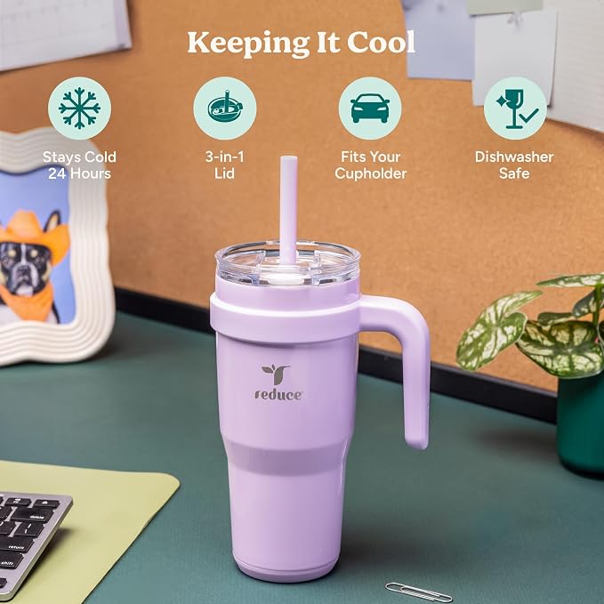 Reduce 24 oz Stainless Steel Tumbler - Image 3
