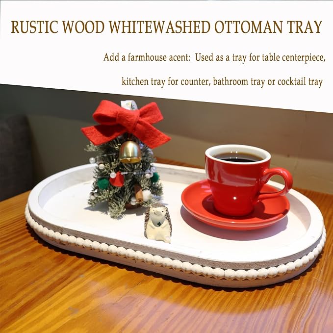 Hrastany Oval Wood Serving Tray - Image 2