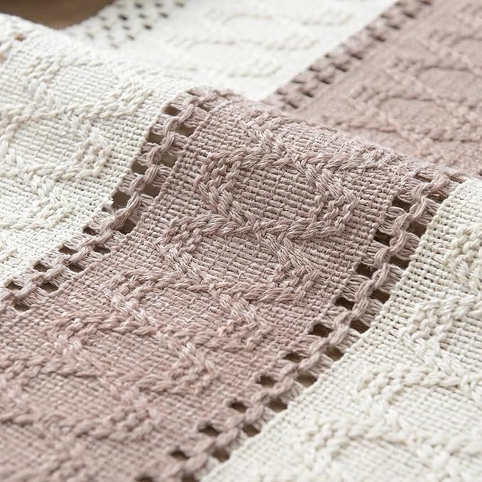 Artoid Mode Pink Farmhouse Rustic Table Runner 12x72 Inch | Seasonal Holiday - Image 6
