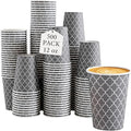 Lamosi Coffee Cups 12 oz 500 Pack, Disposable Paper Coffee Cups, Hot Cups | by BuyNow