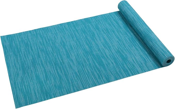 SHACOS Woven Vinyl Table Runner Indoor Outdoor 12x54 inch Kitchen Dining Table - Image 7