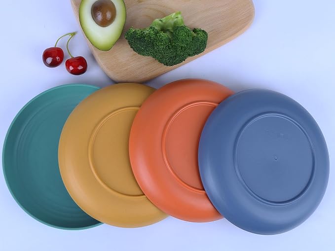 7.8 Inches Unbreakable Wheat Straw Plates - Image 5