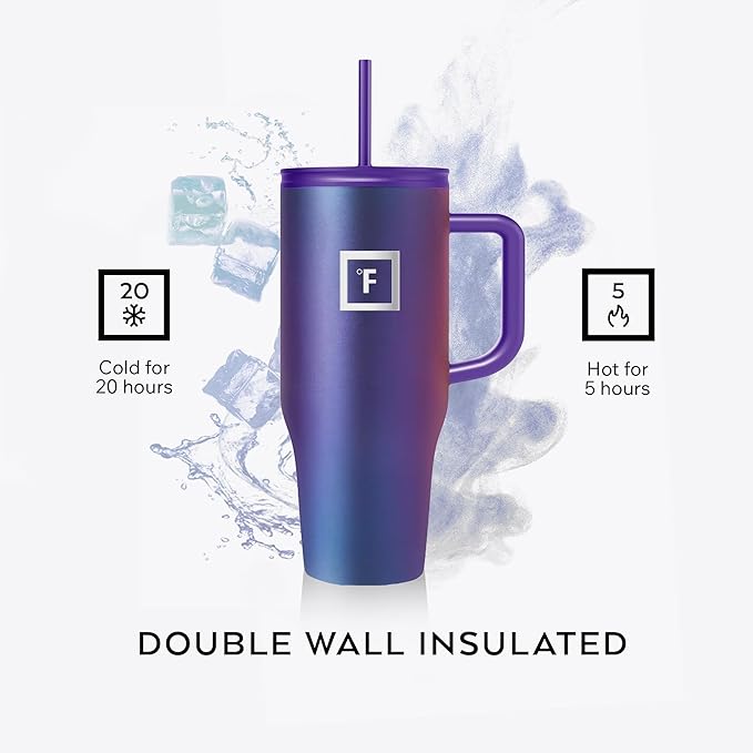IRON °FLASK 32 oz Co-Pilot Insulated Travel Mug | Insulated Travel Mug - Image 4
