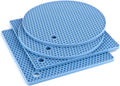 4 Pack Trivets for Hot Dishes | Hot Pads for Kitchen, Silicone Pot Holders for by Joyhalo