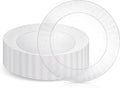Party Essentials Deluxe Quality Hard Plastic 9-Inch Round Party/Luncheon Plates by PartyEssentials