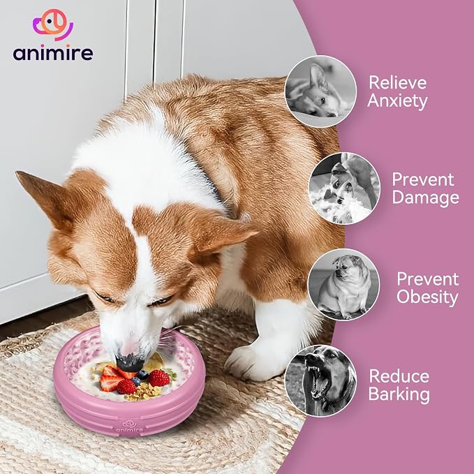 Dog Lick Bowl, Animire Freeze Lick Mat - Image 7