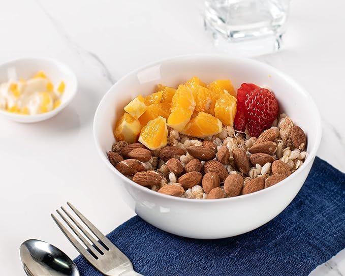 DELLING 22 Oz Ceramic Cereal Bowls Set of 6, Microwave Dishwasher Safe - Image 4