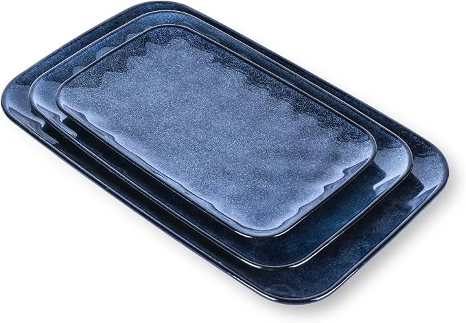 vicrays Ceramic Rectangle Serving Platters by VicraysCeramic
