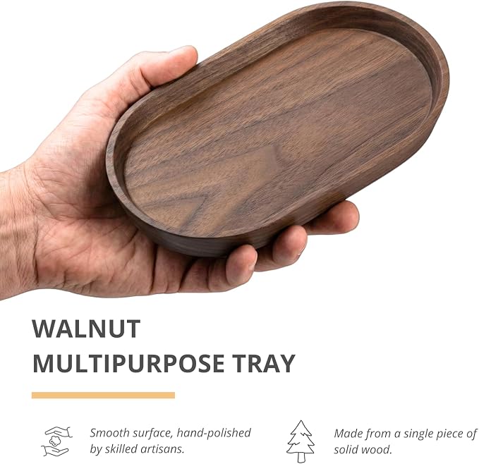 Vandroop Mini Serving Trays for Parties, Small Decorative Tray for Tea＆Coffee - Image 2