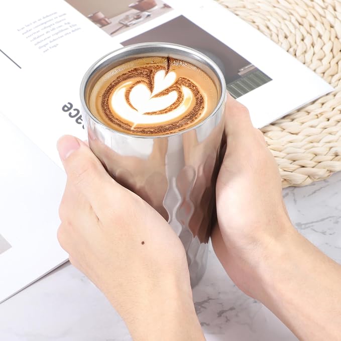 Beasea Stainless Steel Cups 19 oz, 6 Pack Large 18.6oz 550ml Stainless Steel - Image 7