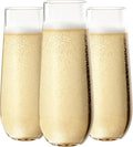 Ciaell 48 Pack Plastic Champagne Flutes by Ciaell