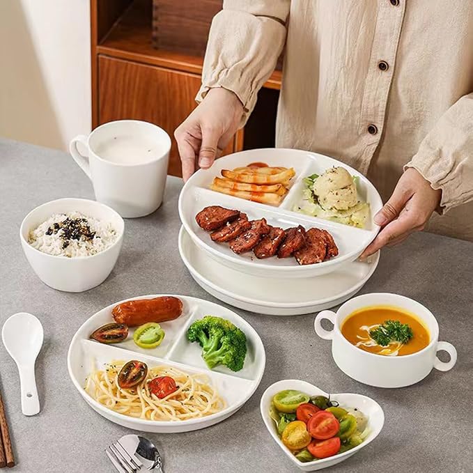 RUIBOLU Unbreakable Divided Plates 5PCS - Image 5