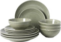 Gibson Elite Castle Peak Plates and Bowls Set, 12-Piece Dinnerware Set by GibsonHomewares