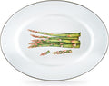 Golden Rabbit Enamelware Oval Platter, 12 x 16in, Fresh Produce | 12 x 16in by GoldenRabbitEnamelware