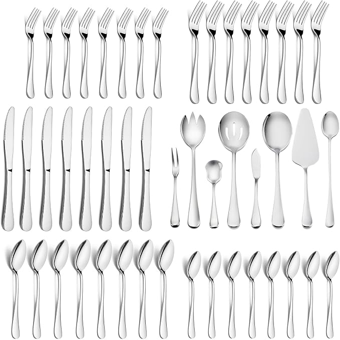 HaWare 68 Pieces Silverware Set by HaWare