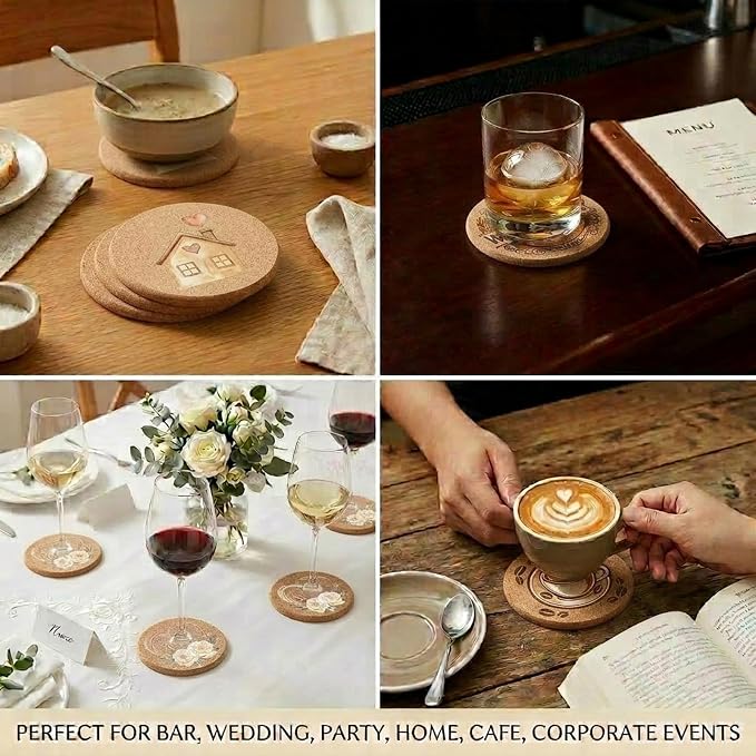 Personalized Cork Coasters – Custom Drink Coasters - Image 5