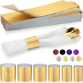 Holiday Parties Napkin Rings Set of 100, 2 Colors in 1, Reusable Adjustable by Unknown