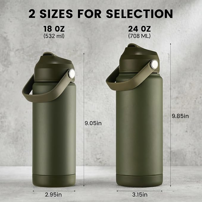 Fijinhom 24 oz Insulated Water Bottle - Image 2