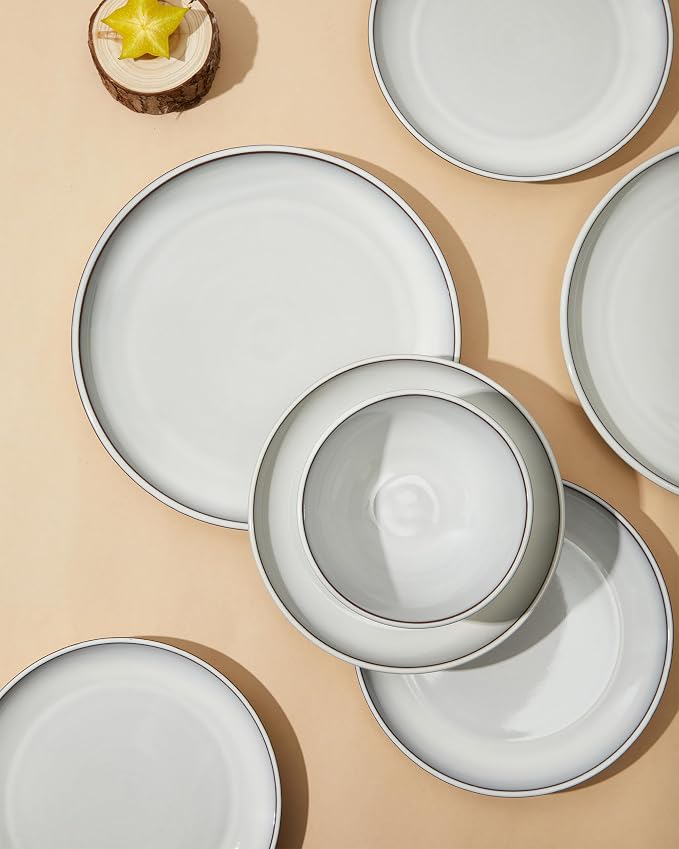 16 Piece Double Bowl Dinnerware Sets - Image 7