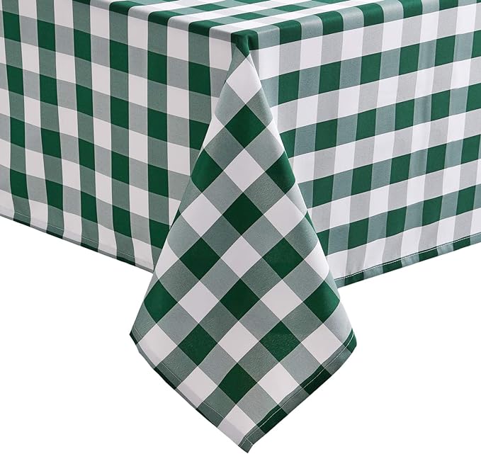 Checkered Tablecloth Square, 70 x 70 Inch by Hiasan