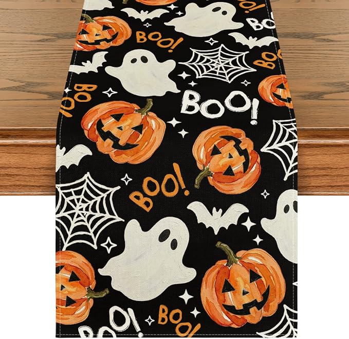 Artoid Mode 210 GSM Halloween Table Runner 13x48 Inch Home Party Decor | by ArtoidMode