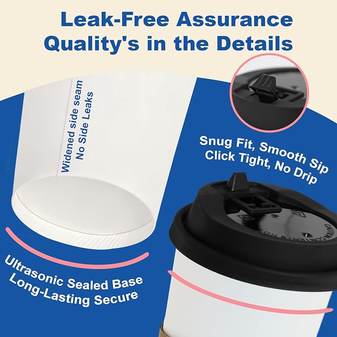 16 oz 500 Pack Coffee Cups - Image 4